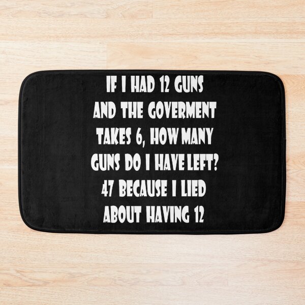 Item preview, Funny Second Amendment Government Math Gun Rights designed and sold by HayleePacoch.