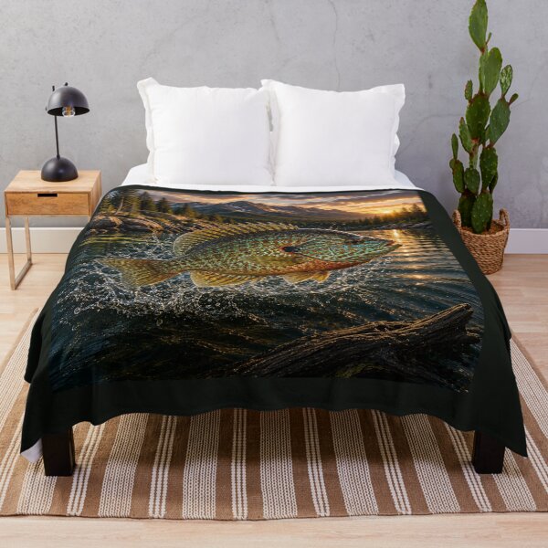 Item preview, Pumpkinseed Fishing – Freshwater Wilderness Illustration designed and sold by Northbound Trail.