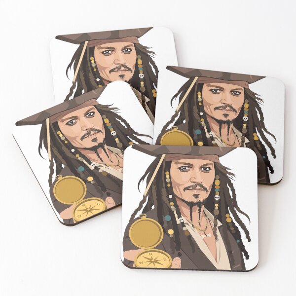 Item preview,  Pirate Captain With Dreadlocks Holding Golden Compass designed and sold by Surviving Monday Club.