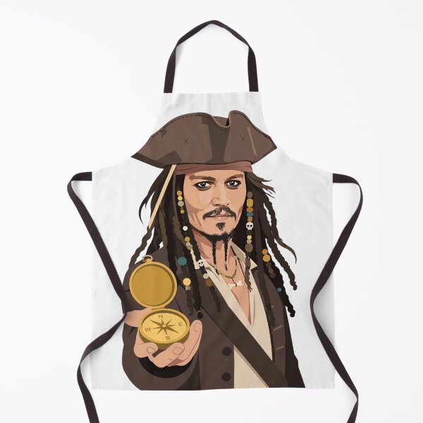 Item preview, Pirate Captain With Dreadlocks Holding Golden Compass designed and sold by Surviving Monday Club.