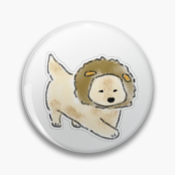 Item preview, Cute Puppy Wearing Lion Costume designed and sold by raun.draw.