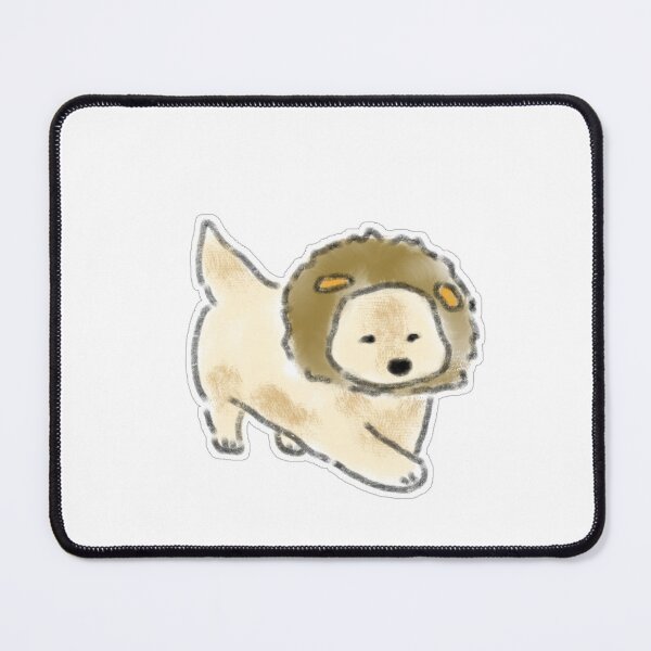 Item preview, Cute Puppy Wearing Lion Costume designed and sold by raun.draw.
