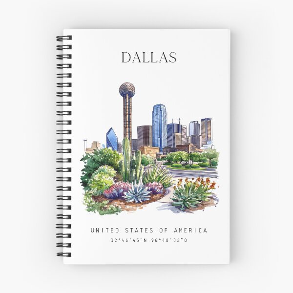 Item preview, Dallas Watercolor Poster – USA Travel Art designed and sold by LanaMeyers.