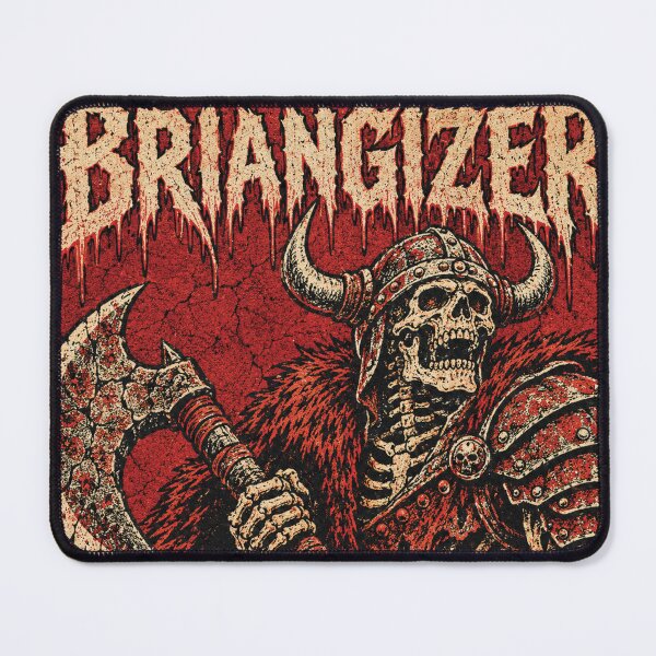 Item preview, BRIANGIZER Retro Red Comic Horror Heavy Metal Motif designed and sold by Briangizer.
