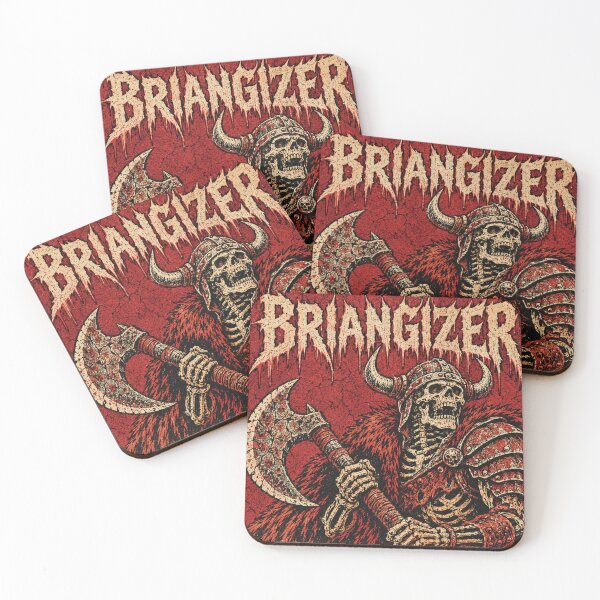 Item preview, BRIANGIZER Retro Red Comic Horror Heavy Metal Motif designed and sold by Briangizer.