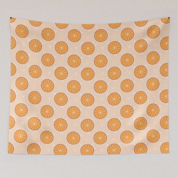 Item preview, Orange Citrus Slice Seamless Pattern designed and sold by Zaya_art.