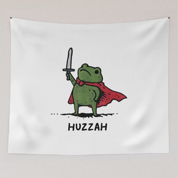 Item preview, Huzzah Frog  designed and sold by sandradarber.