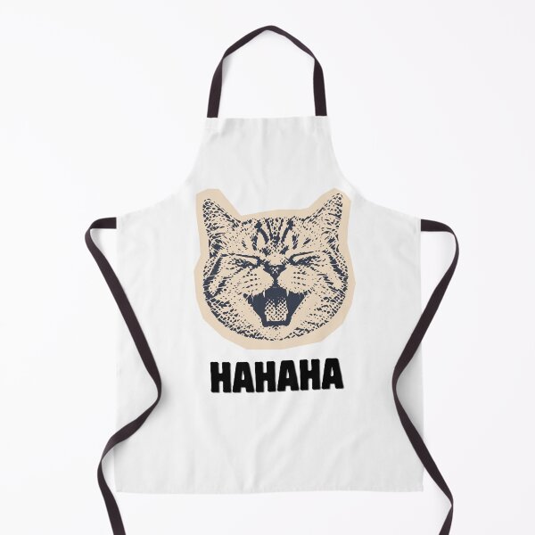 Item preview, Vintage Retro Haha Cat Laughing Funny Cute Kitten designed and sold by DearBunnyArt.