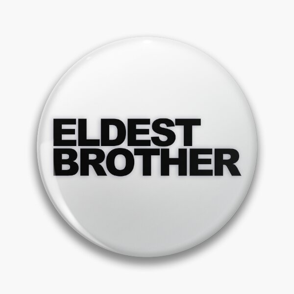 Item preview, ELDEST BROTHER — Black Minimal Bold Type Statement designed and sold by WORDPAUSE.
