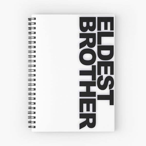 Item preview, ELDEST BROTHER — Black Minimal Bold Type Statement designed and sold by WORDPAUSE.