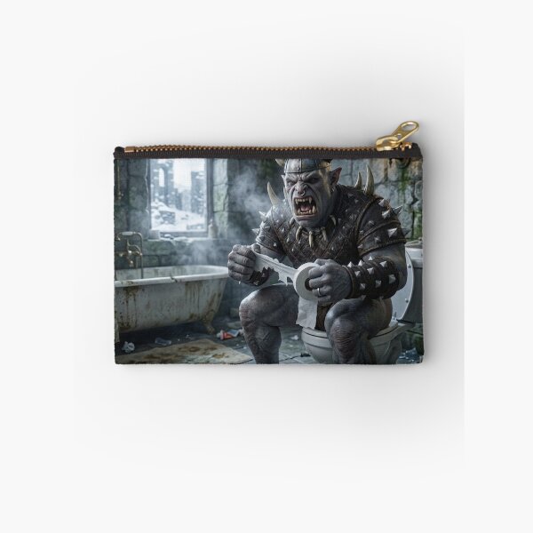 Item preview, Orc sitting in the bathroom designed and sold by cpecana.