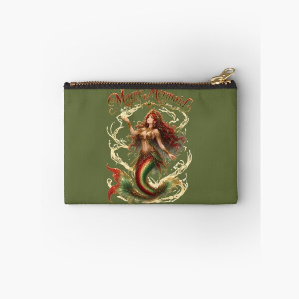 Item preview, Magic Mermaid - Golden Fantasy Siren Art designed and sold by digitalbob60.