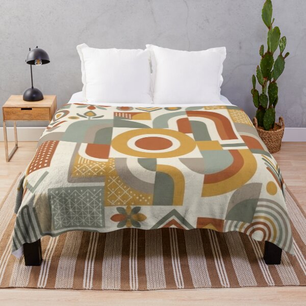 Item preview, Modern Geometric Folk Art designed and sold by WeaveSphere.