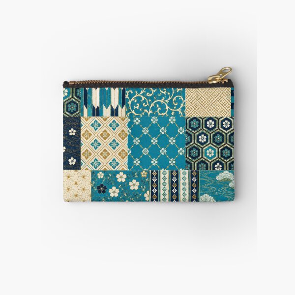 Item preview, Turquoise Harmony | Japanese Patchwork Pattern designed and sold by lbl-shop.