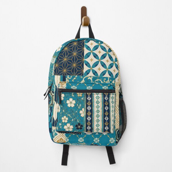 Item preview, Turquoise Harmony | Japanese Patchwork Pattern designed and sold by lbl-shop.