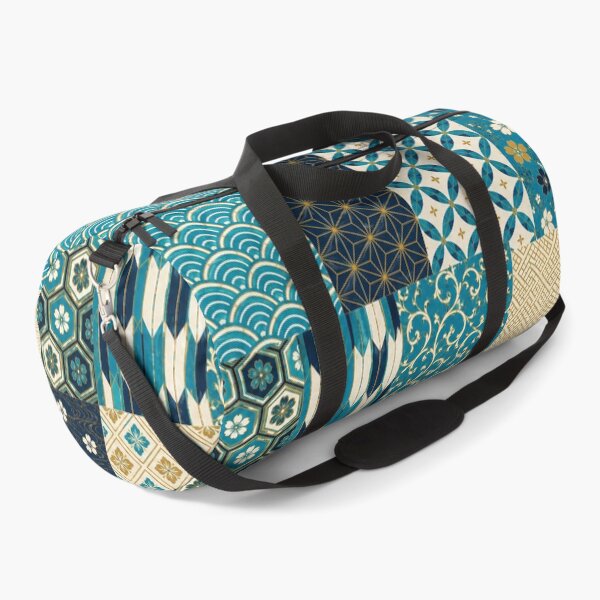 Item preview, Turquoise Harmony | Japanese Patchwork Pattern designed and sold by lbl-shop.