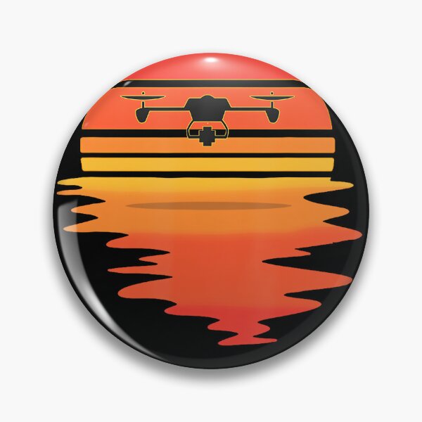 Item preview, Retro Drone Pilot Vintage Aviator Sunset designed and sold by HaytamShop.