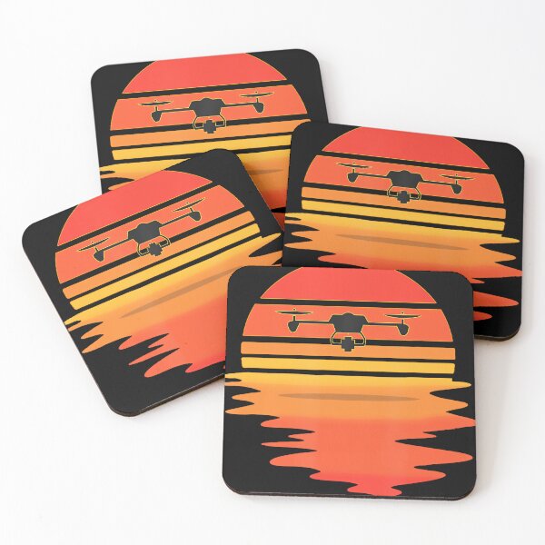 Item preview, Retro Drone Pilot Vintage Aviator Sunset designed and sold by HaytamShop.
