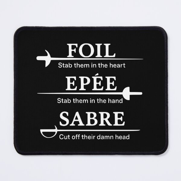 Item preview, a funny fencing quote fencing designed and sold by kiakuki.