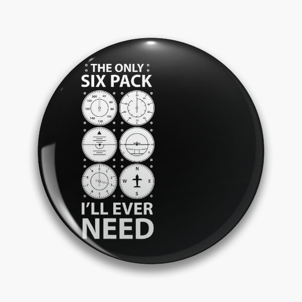 Item preview, Funny Pilot Aviation Six Pack Humor designed and sold by HayleePacoch.