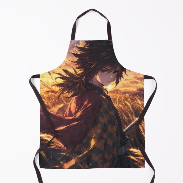 Item preview, Giyu Tomioka Demon Slayer Golden Sunset Field designed and sold by Dashsopaner.