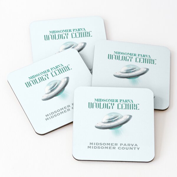 Item preview, Midsomer Parva Ufology Centre (on Lt. Aqua) designed and sold by PawsitiveMum3.