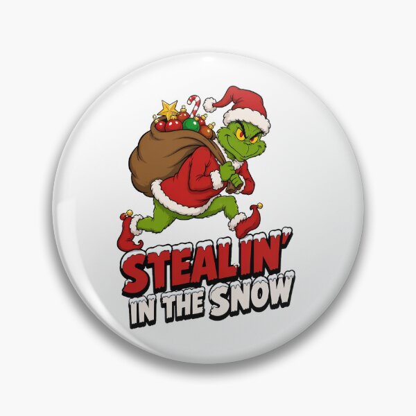 Item preview, Grinch Stealin' In The Snow Christmas designed and sold by ZubairNalban.
