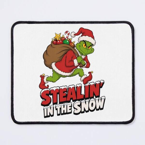 Item preview, Grinch Stealin' In The Snow Christmas designed and sold by ZubairNalban.