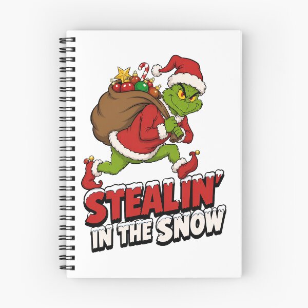 Item preview, Grinch Stealin' In The Snow Christmas designed and sold by ZubairNalban.