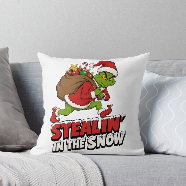 Item preview, Grinch Stealin' In The Snow Christmas designed and sold by ZubairNalban.