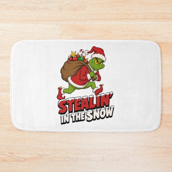 Item preview, Grinch Stealin' In The Snow Christmas designed and sold by ZubairNalban.