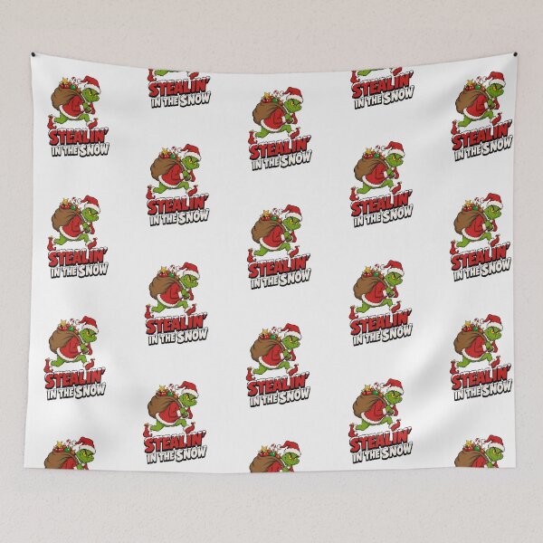 Item preview, Grinch Stealin' In The Snow Christmas designed and sold by ZubairNalban.