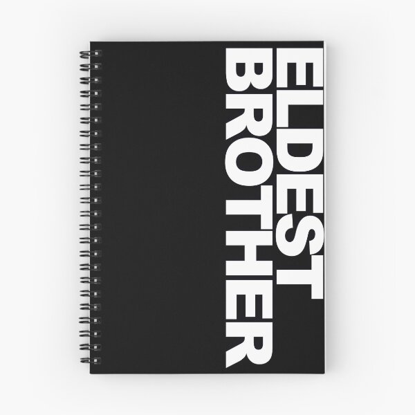 Item preview, ELDEST BROTHER — White Minimal Bold Type Statement designed and sold by WORDPAUSE.