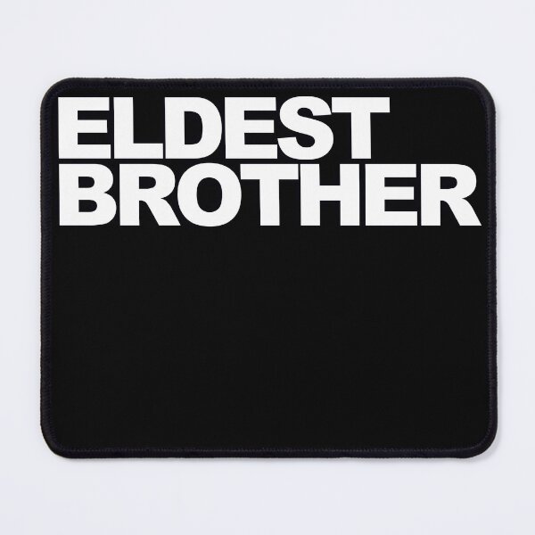 Item preview, ELDEST BROTHER — White Minimal Bold Type Statement designed and sold by WORDPAUSE.
