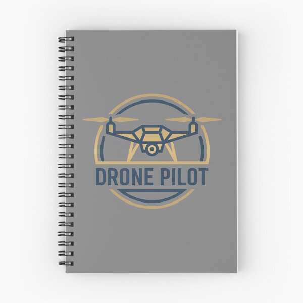 Item preview, Drone Pilot Emblem Gold Navy Aerial Photography Quadcopter designed and sold by KiwiRider.