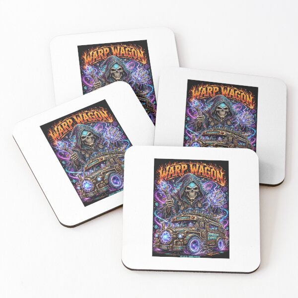 Item preview, WARP WAGON - WWA Edition Wizard Skeleton Steampunk RV designed and sold by WeirdWheeledArt.