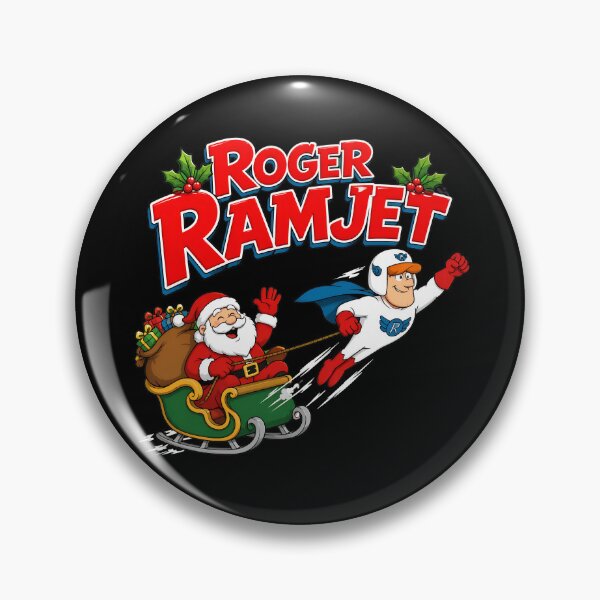 Item preview, Roger Ramjet Santa Christmas Cartoon designed and sold by ZubairNalban.