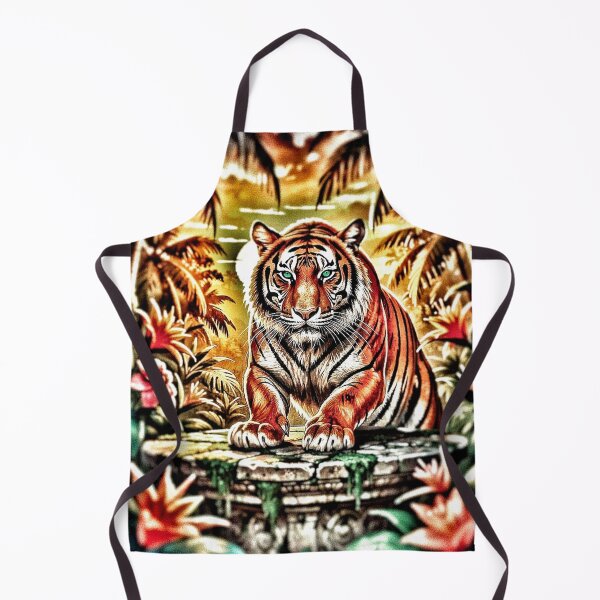 Item preview, Jungle tiger poster designed and sold by The Empire Of Digital Art..