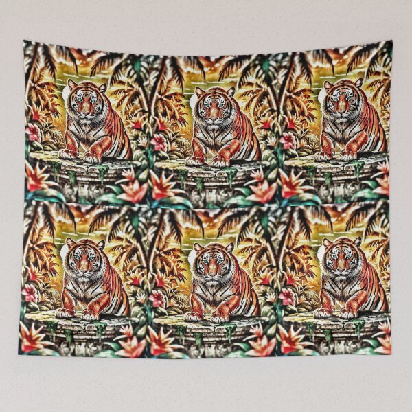 Item preview, Jungle tiger poster designed and sold by The Empire Of Digital Art..