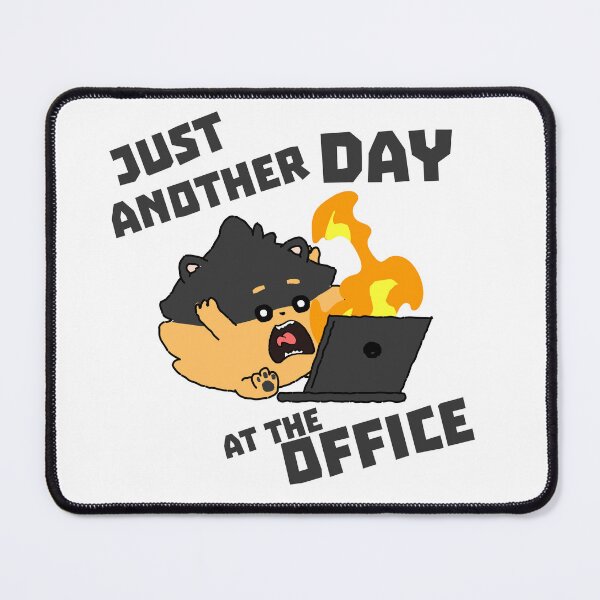Item preview, Just Another Day at the Office | Nooo! | Black designed and sold by Pompompom-store.