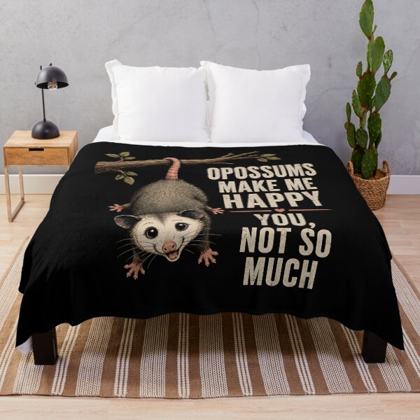 Item preview, Opossums Make Me Happy You Not So Much designed and sold by CelidaBonde.