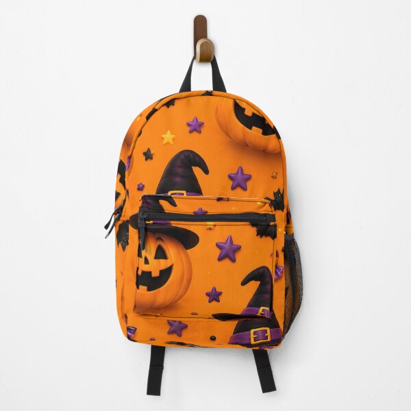 Item preview, Cute Witch Pumpkin Halloween Pattern designed and sold by TinyWeird.
