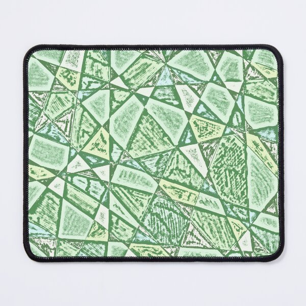 Item preview, Green Triangle Geometric Abstract designed and sold by Honeybee Cameron.