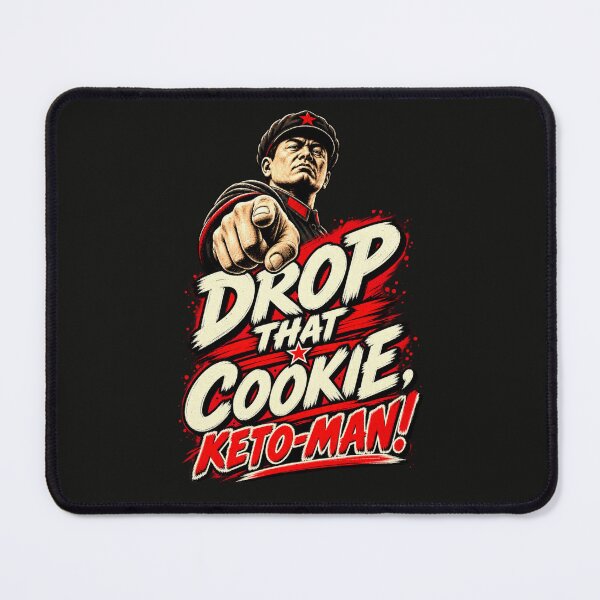 Item preview, Drop That Cookie, Keto-Man! — The Carb Police Have Arrived designed and sold by Sanctum Icons.