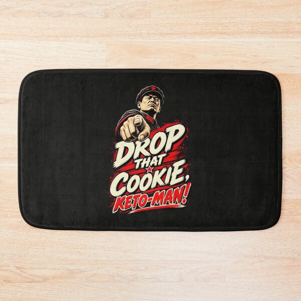 Item preview, Drop That Cookie, Keto-Man! — The Carb Police Have Arrived designed and sold by Sanctum Icons.