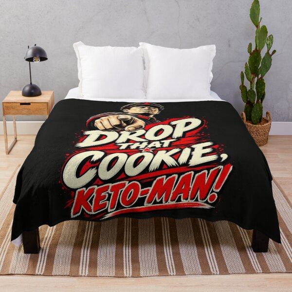 Item preview, Drop That Cookie, Keto-Man! — The Carb Police Have Arrived designed and sold by Sanctum Icons.