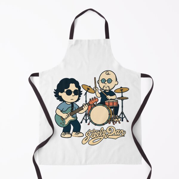 Item preview, Steely Dan Band Retro Cartoon Guitar Drummer designed and sold by ZubairNalban.