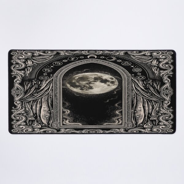 Item preview, Occult Moon Portal – Gothic Zodiac Window Design designed and sold by Midnight Veil Designs.