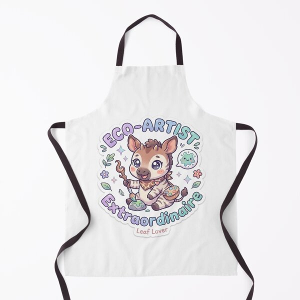 Item preview, Baby Okapi – Kawaii "Eco-Artist Extraordinaire" Sticker designed and sold by Chipkooo.