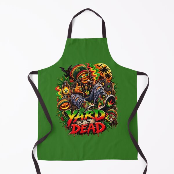 Item preview, Rasta Grim Reaper Halloween Pumpkin - Jamaican Reggae Weed Art designed and sold by digitalbob60.